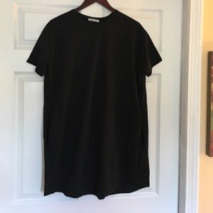 Black shift t/shirt dress from Zara!